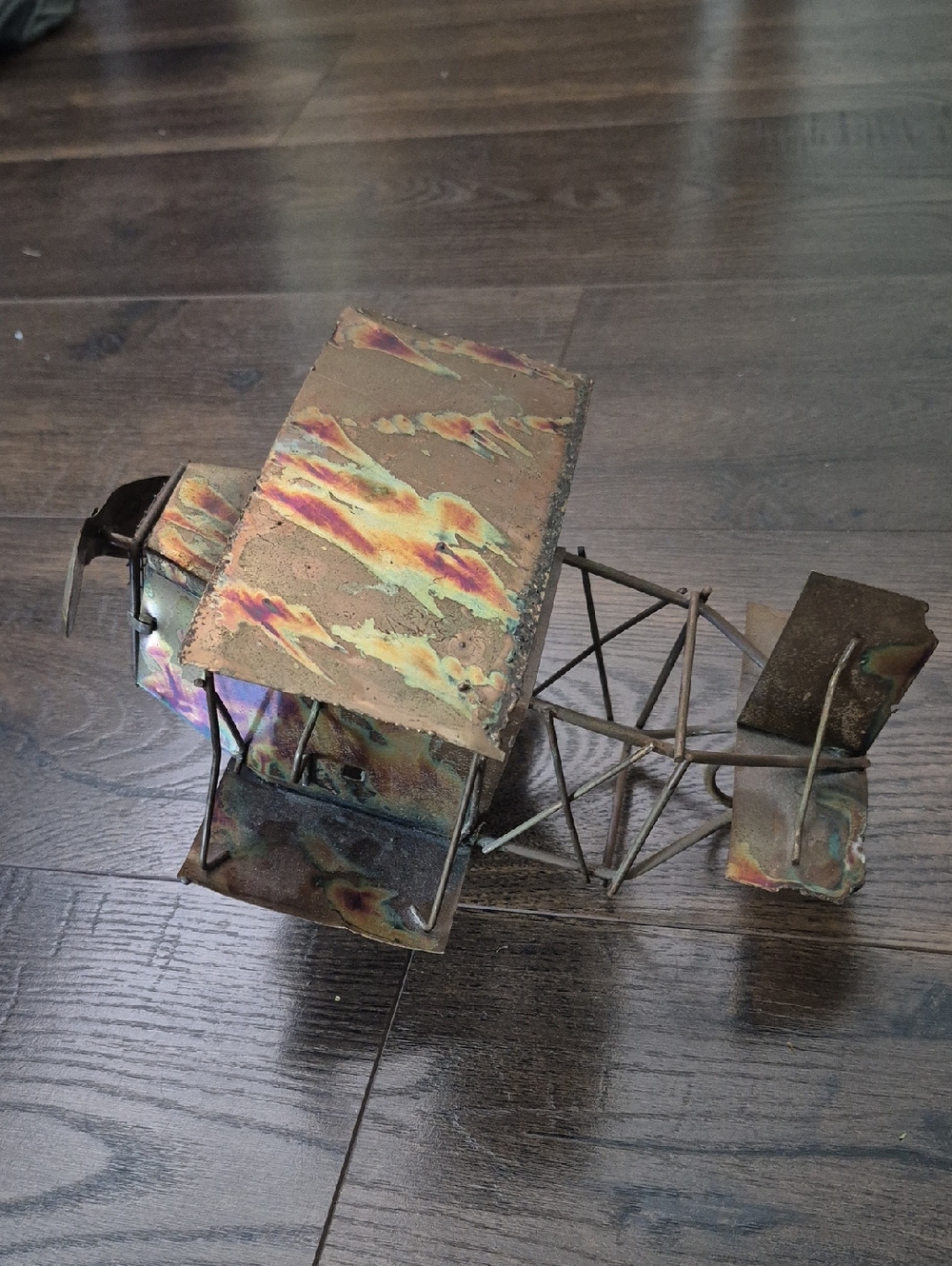 Vintage Musical Airplane, Metal